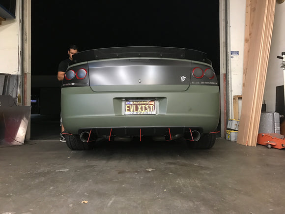 DODGE Charger Rear Diffuser Fins (6th Gen)