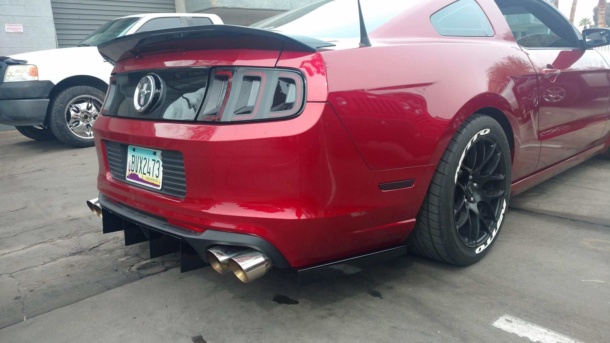 FORD Mustang Rear Diffuser 2010-2014 (GT500) – DiffusersandMore